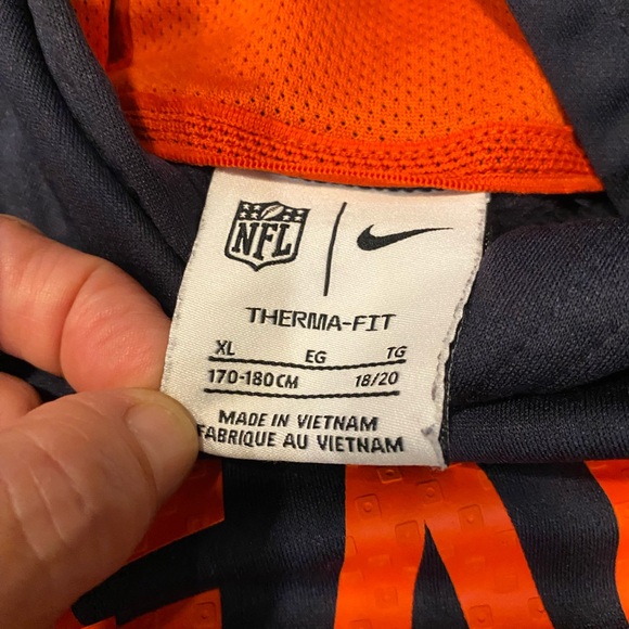 Nike Therma fit sideline Chicago bears hoodie youth XL - Picture 3 of 14